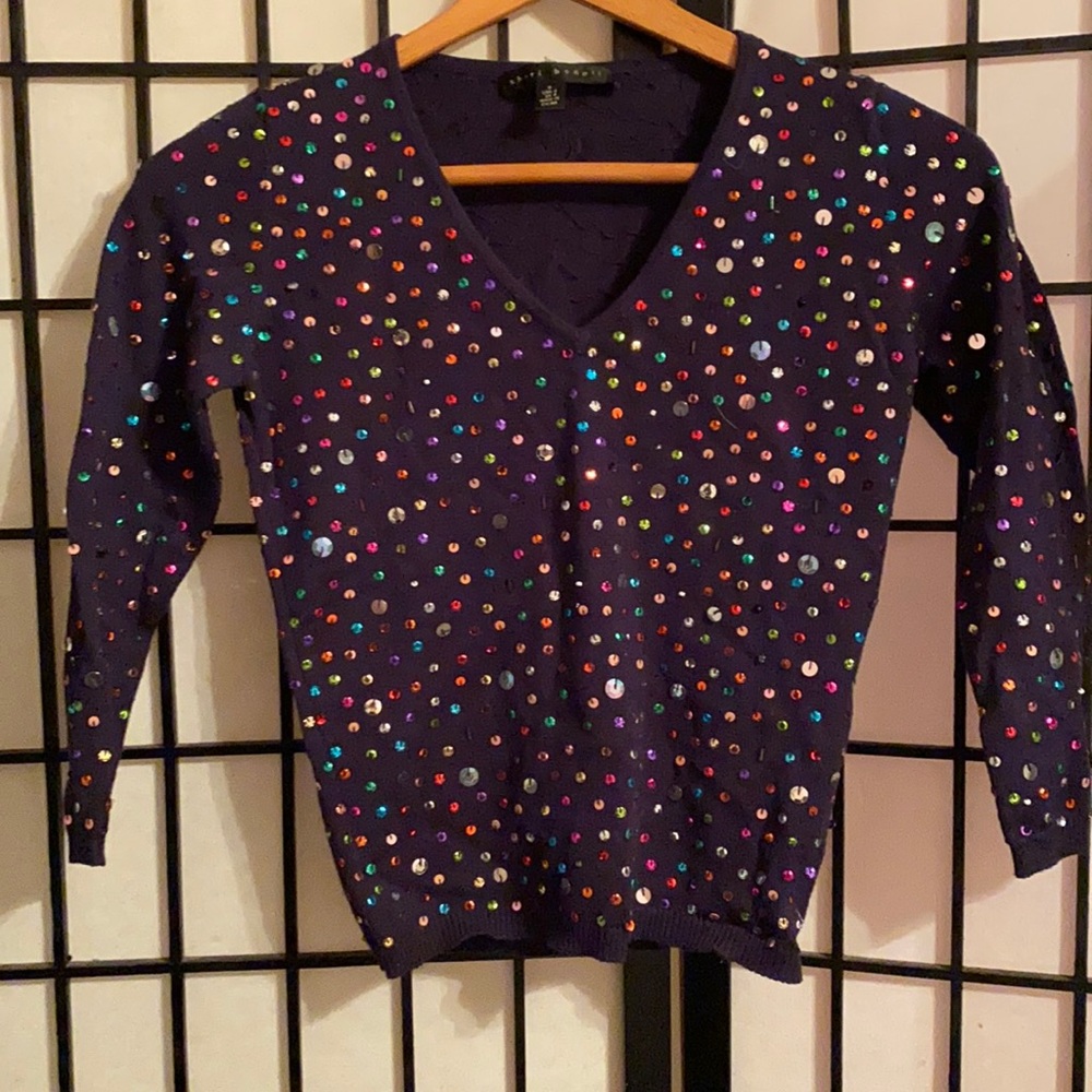 Sherri Bodell Sequin Sweater Size 4